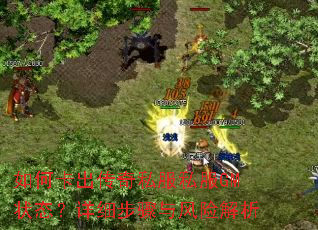 如何卡出传奇私服私服GM状态?详细步骤与风险解析 如何卡出传奇私服私服GM状态?详细步骤与风险解析