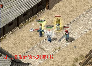 哪些装备必须成对使用? 哪些装备必须成对使用?