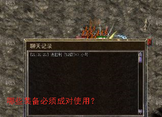 哪些装备必须成对使用? 哪些装备必须成对使用?