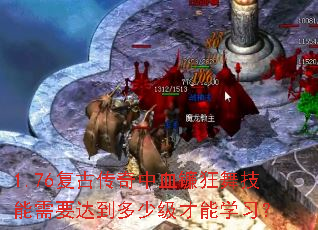 1.76复古传奇中血镰狂舞技能需要达到多少级才能学习? 1.76复古传奇中血镰狂舞技能需要达到多少级才能学习?
