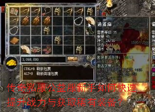 传奇私服公益服新手如何快速提升战力与获取稀有装备? 传奇私服公益服新手如何快速提升战力与获取稀有装备?