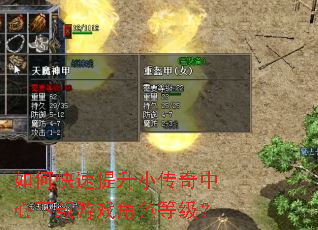 如何快速提升小传奇中心下载游戏角色等级? 如何快速提升小传奇中心下载游戏角色等级?