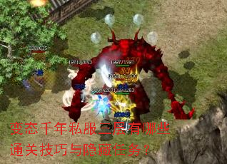 变态千年私服三层有哪些通关技巧与隐藏任务? 变态千年私服三层有哪些通关技巧与隐藏任务?